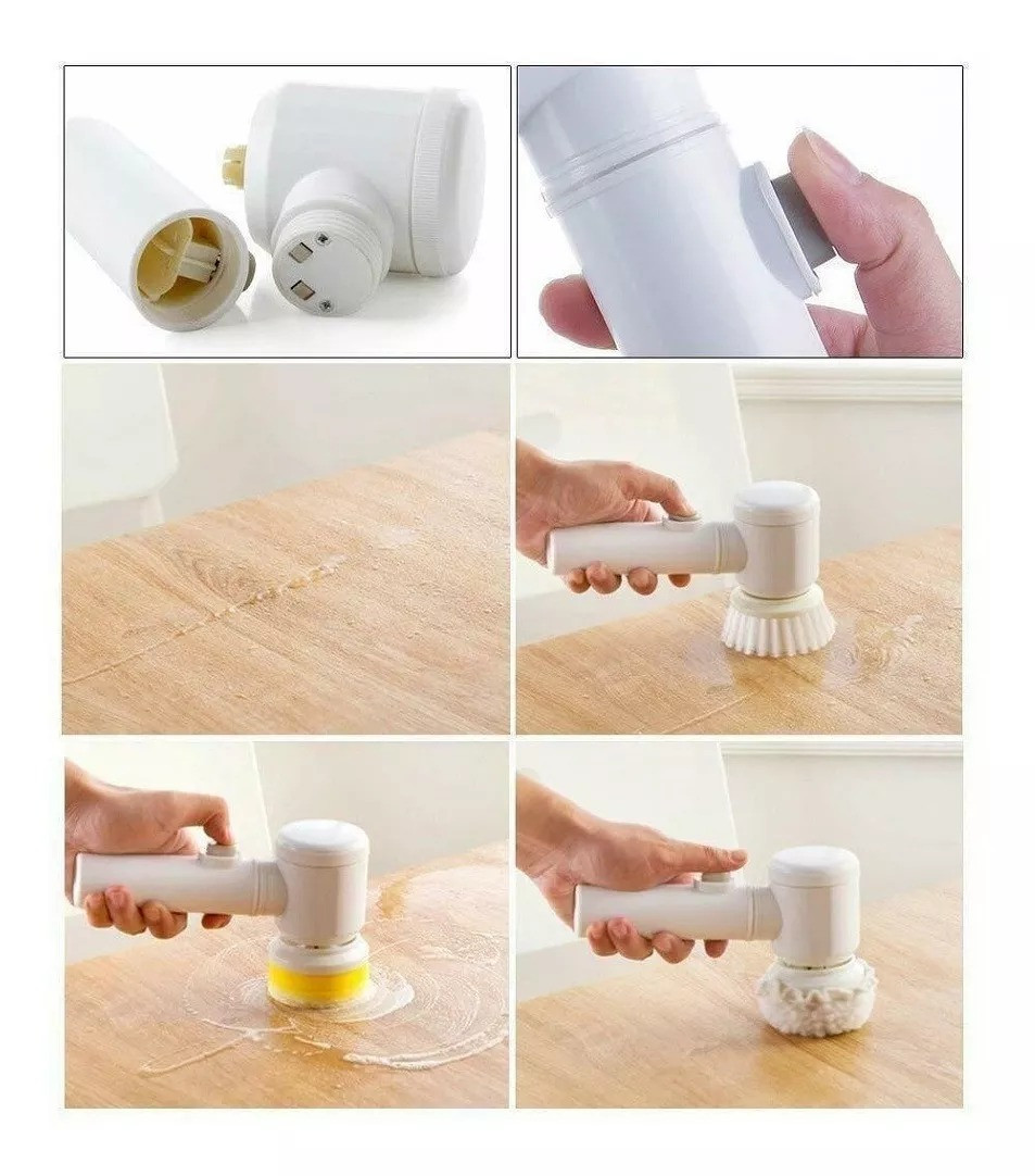 Cepillo Limpieza Eléctrico 5 En 1 Magic